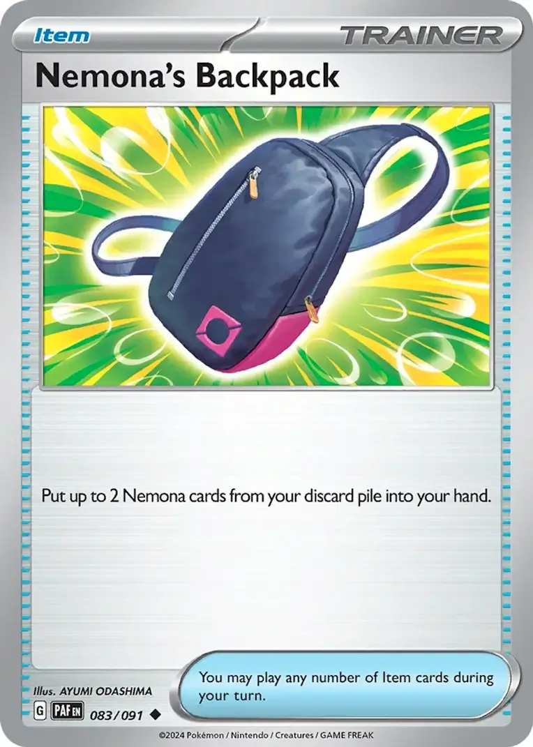 Nemona;s Backpack